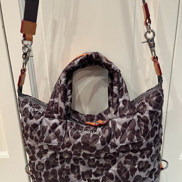 MZ Wallace Quilted Sutton Purse in Leopard Print - Picture 12 of 12